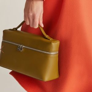 Loro Piana L27 extra pocket bag olive leaf NWT